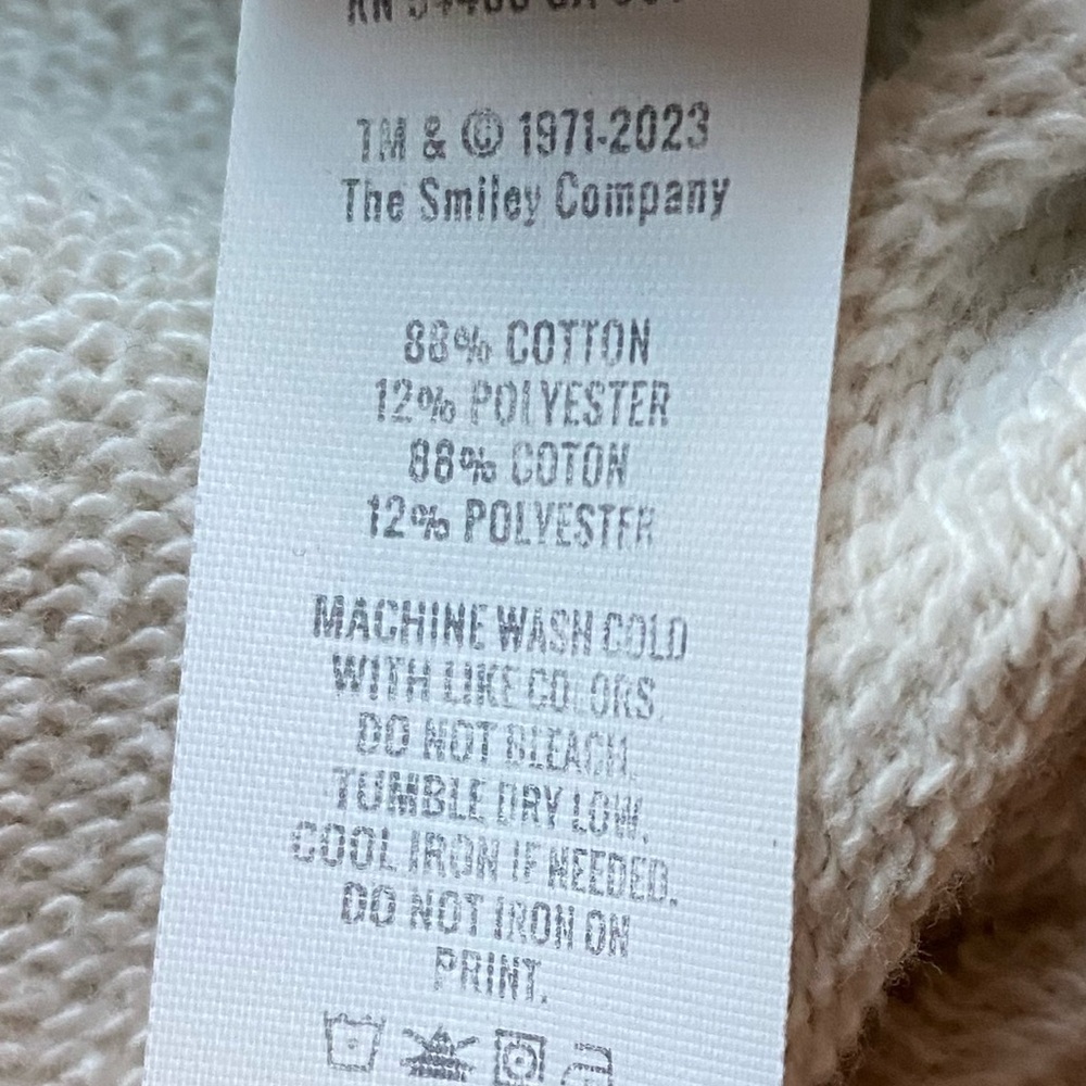 Aerie The Chill Crew Neck Smiley Sweatshirt - Picture 8 of 8
